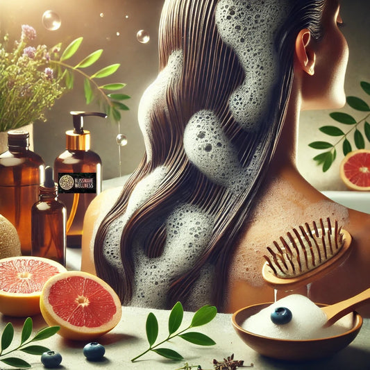 Natural Shampoo added with Tachyonized ingredient